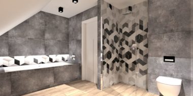 projekt łazienki Toruń, Architekt Wnętrz WKWADRAT