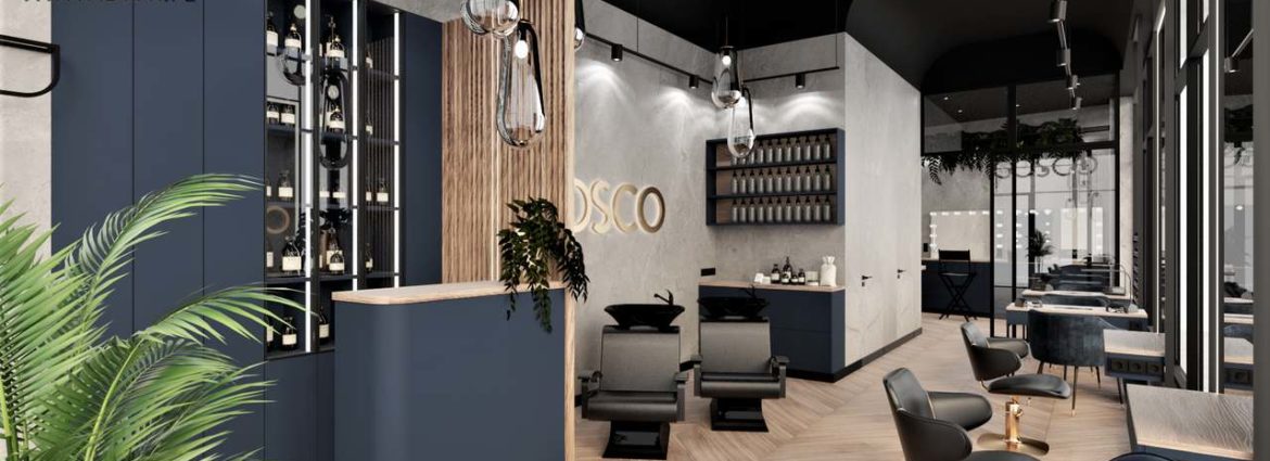 Projekt wnętrz Salonu kosmetycznego BOSCO